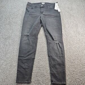 Hudson Jean Krista Womens‎ Size 32 Gray Distress NWT